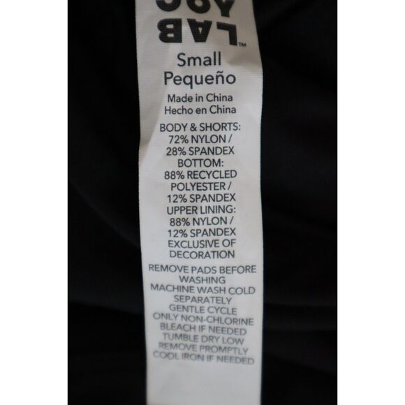 JoyLab 309-09-0910 Womens Sz S Black Knit Asymmetrical Pleated Active Mini Dress - Picture 3 of 16